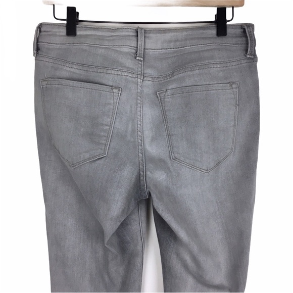 OLD NAVY Jeans 2 Pair Lot Super Skinny Rockstar Mid Rise Stretch Green Grey - Picture 7 of 16